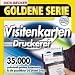 Produkt-Bild: Visitenkarten-Druckerei, 1 CD-ROM 35.000 professionell gestaltete Kartenlayouts f&uuml;r alle gesch&auml;ftlichen und privaten Zwecke. F&uuml;r Windows 98/98SE/ME/NT 4(SP6)/2000/XP