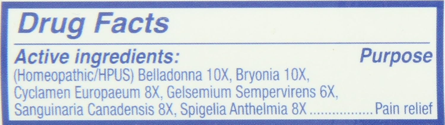 Amazon.com: RidgeCrest Migraine Relief, Homeo/Herbal Headache ...