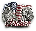 INDIAN MOTORCYCLE Belt Buckle Officially Licensed American Flag Eagle