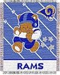 St. Louis Rams Woven Baby Blanket Throw - NFL Football Fan Shop Sports Team Merchandise