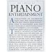 The Library of Piano Entertainment