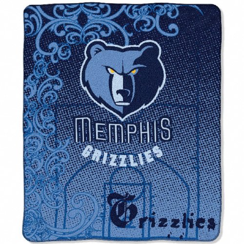 Memphis Grizzlies Street Edge 50x60 Micro Raschel Throw
