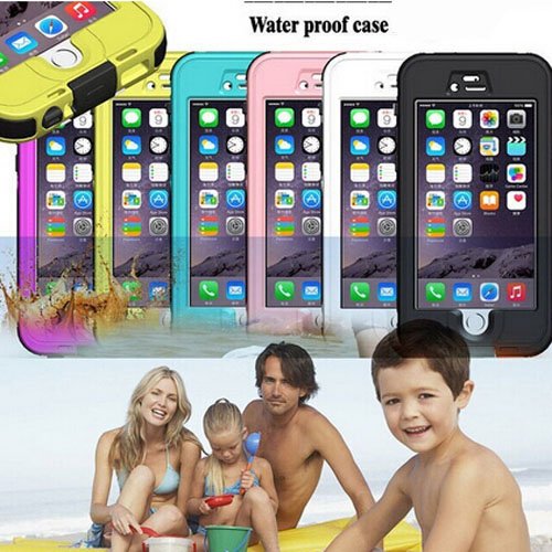 Imagen 3 de Semoss Impermeable Huella Dactilar Funda de Para Apple iPhone 6 Plus (5.5