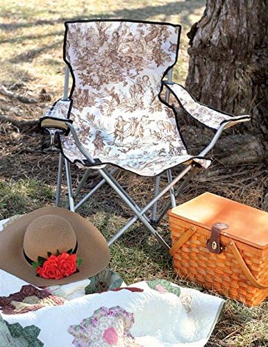 Victorian Trading Toile Folding Glamping Camping Chair