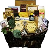 Art of Appreciation Gift Baskets Pick of the Season Gourmet Food Basket with Smoked Salmon