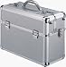 Falcon Aluminium Trolley Pilot Case, Silver