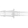Value Plastics MLSL035-6 Male Luer to 500 Series Barb, 3/16" (4.8 mm) ID Tubing (May be used with separate stationary lock ring; FSLLR), Natural Polypropylene (25-Pack)