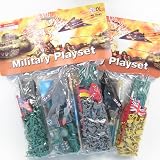  Mini Plastic Army Men Military Playset ~ Over 250 Pieces! 22mm Figures (15 16 inch)