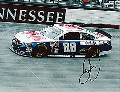 AUTOGRAPHED 2013 Dale Earnhardt Jr. #88 National Guard Racing BRISTOL MOTOR SPEEDWAY NASCAR Glossy Photo with COA