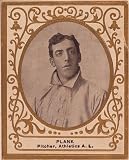 Photo Eddie Plank, Philadelphia Athletics, baseball card portrait 1909