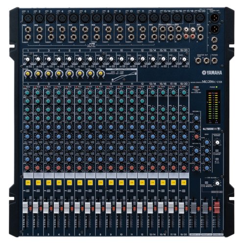 Childrens Toyshop  Musical Instruments : Yamaha MG206C-USB 20-channel 6-bus USB Mixer