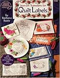 Iron-On Transfers for Quilt Labels