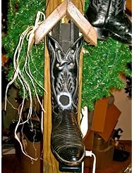 Handcrafted Cowboy Boot Birdhouse (Official Tony Lama Cowboy Boot)