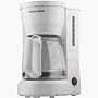 Black & Decker DCM600W 5-Cup Drip Coffeemaker with Glass Carafe, White