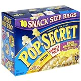 Pop Secret Popcorn, Butter and Movie Theatre Butter, Variety Pack,10-Count Packages (Pack of 6)