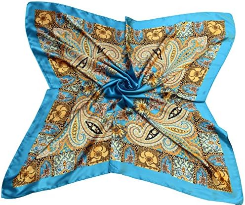Silky fashionable soft lightweight for anytime women square hair and head scarf