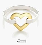 Inspired Sterling Silver Open Heart Ring