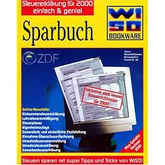 WISO Sparbuch 2000/2001. CD- ROM f�r Windows95/98/ NT 4.0.