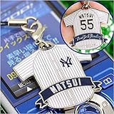 メジャーリーグＷサイドユニフォーム携帯ストラップ(松井/ヤンキース)