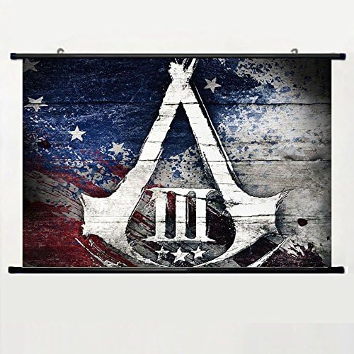 Home Decor Art Game Poster With Assassins Creed(25) Wall Scroll Poster Fabric Painting 24 X 16 Inch (60cm X 40 cm)