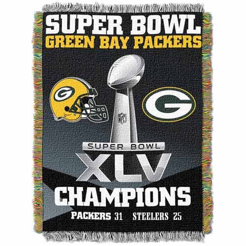 NFL Green Bay Packers Super Bowl XLV Champion Acrylic Tapestry