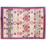 Cotton Dhurrie Unique Oriental Indian Floor Rugs Handmade Home Decor Interior Furnishings Size 4 ft x 5.5 ft (jrg078)