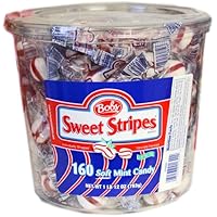 Bob's Sweet Stripes Soft Mint Candy 160ct. Tub