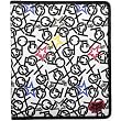 Fox Racing So Grooveable Binder Women's Casual Purse w/ Free B&F Heart Sticker Bundle - White