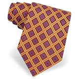 Geometric Diamond Tie by Principessa Regale - Burgundy Silk