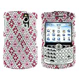 For Blackberry Curve 8330 Bling Hard Case Pink Gems
