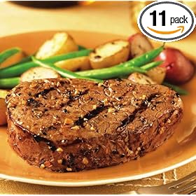 Complete Filet Mignon Dinner - 4 Prince Premium Filet Mignons and Dessert (Filets,... by Entrees to Excellence