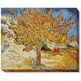 overstockArt Van Gogh The Mulberry Tree Painting with Gallery Wrap, 20 by 24-Inch Canvas