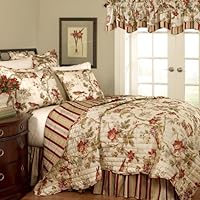 Waverly Charleston Chirp 4-Piece Quilt Set, Full/Queen