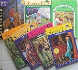 The Saddle Club Collection; 7 Books 1,2,3,6,40, 69, 1 Super Edition & 4 Toy Horses