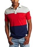 Nautica Mens Pieced Colorblock Shirt