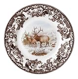 Spode Woodland American Wildlife 10-Inch Dinner Plate, Elk