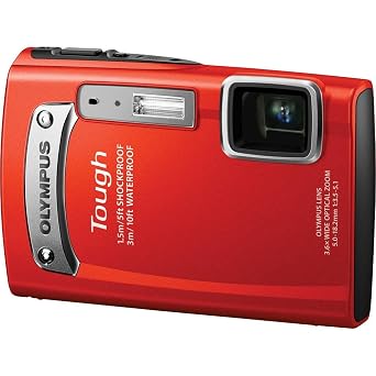 Olympus TG-320 14MP Touch Series Camera with 3.6x Optical Zoom (Red)