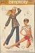 Young Jr Teens' Hip Hugger Pants in Two Lengths, Overblouse, Midriff Top and Sas