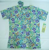 TL Uniforms Crossover V Neck Paisley Floral Retro Design Printed Scrub Top and Matching Hair Band Size Medium 61BB1CYPQ L. SL160 TL Uniforms Crossover V Neck Paisley Floral Retro Design Printed Scrub Top and Matching Hair Band Size Medium