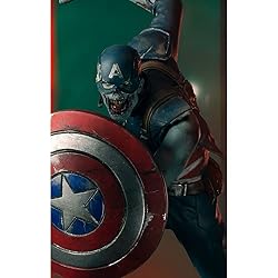 Iron Studios - Marvel What If...? - Art Scale 1/10 - Captain America Zombie Statue [Accessory]