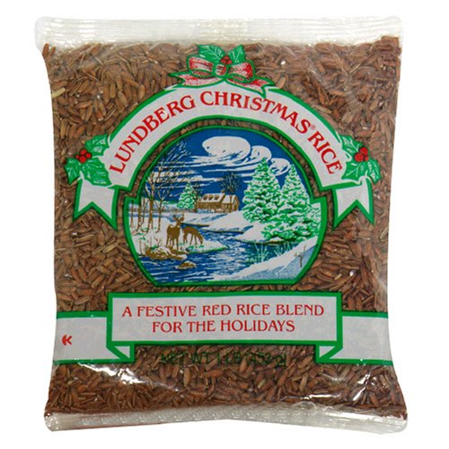 Lundberg Christmas Rice, Gourmet Natural Brown Rice Blend, 16-Ounce Bags (Pack of 12) by Lundberg
