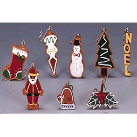 Lemax Sugar 'N Spice Christmas Village Gingerbread Ornaments #44155