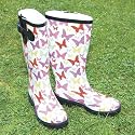 Ladies BUTTERFLY Funky Festival Wellies WF46