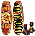 Kwik Tek World Industries Fireworks Wakeboard with Dc Binding, 124cm