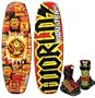 Kwik Tek World Industries Fireworks Wakeboard with Dc Binding, 124cm