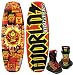 Kwik Tek World Industries Fireworks Wakeboard with Dc Binding, 124cm