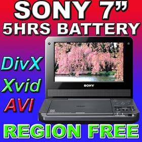 7 SONY Portable DVD Player Multi Region Code Free Portable DVD Player ALL ZONE DVD. DVD... 