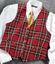Reversible Tartan Plaid Vest