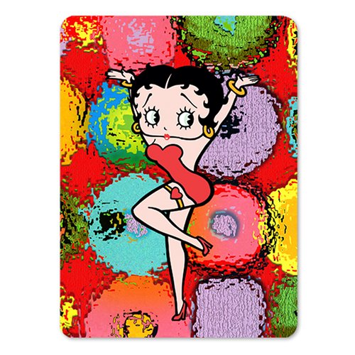 Betty Boop Lenticular 4x6 Magnet Deluxe 4x6, 3D Futuristic Spheres Image, Rainbow