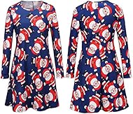 Winter General Print Cotton/Nylon  Dress